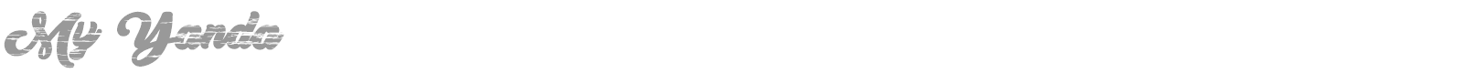 My Yanda font preview
